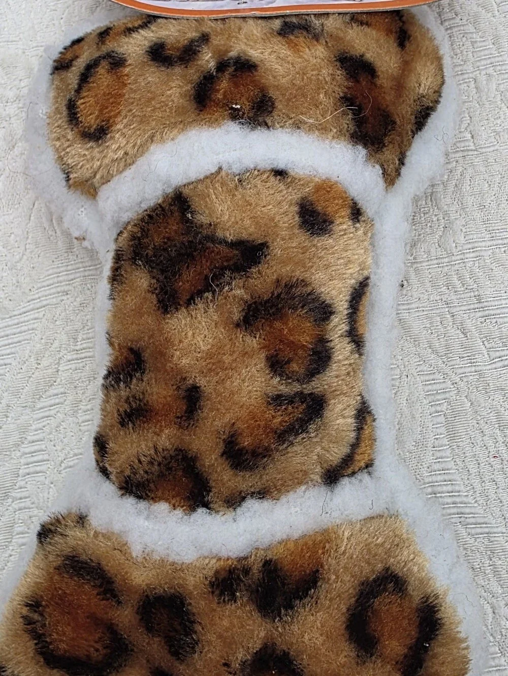Sherpa Soft Squeeze Dog Toy - Brown & Tan Plush